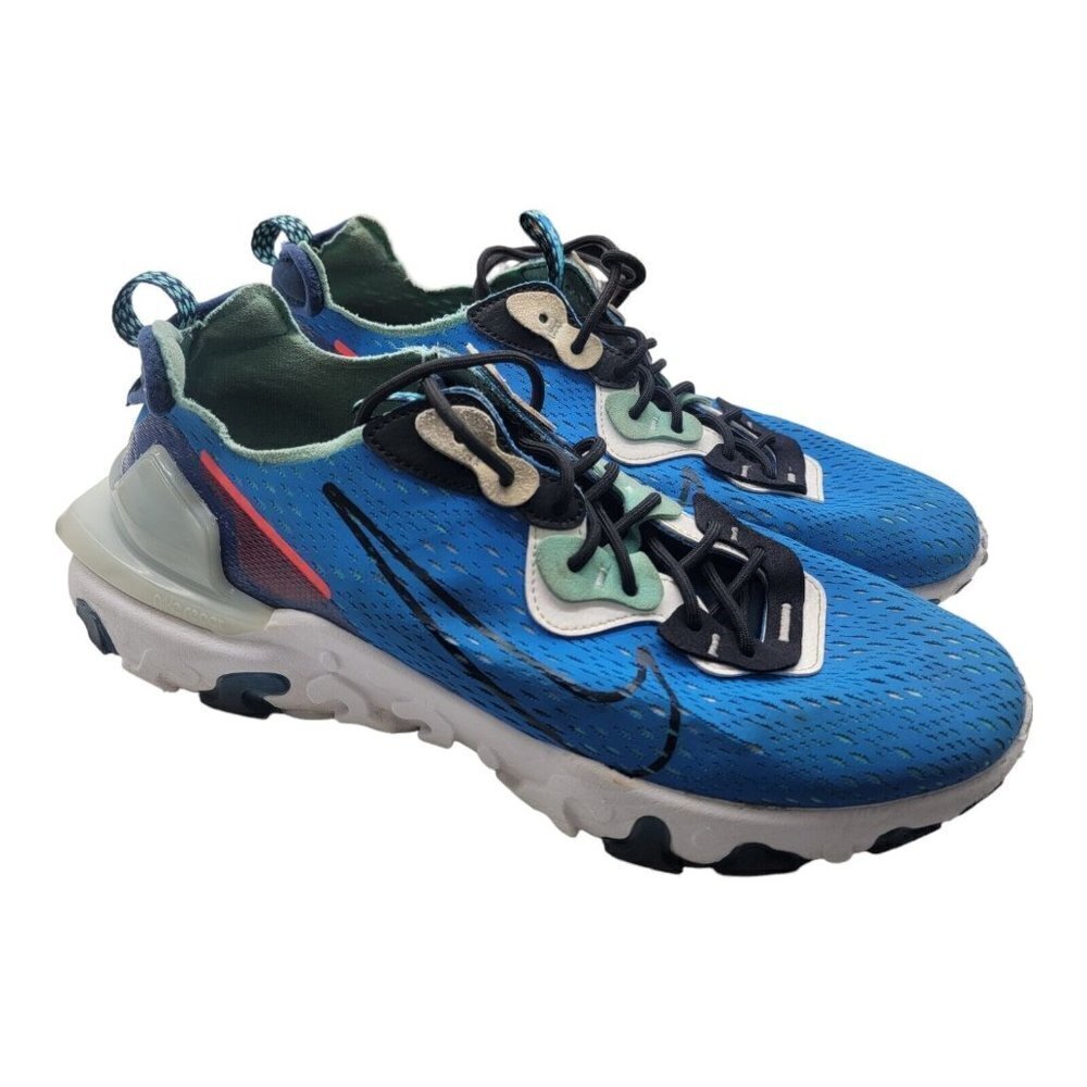 Nike Shoes Men Size 11.5 React Vision Photo Blue Training Running Athletic